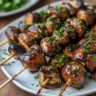 Easy Glazed Mushroom Skewers Recipe (BBQ)