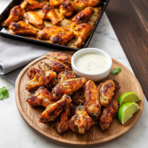 Crispy Oven Baked Chicken Wings Recipe (Easy & Fast)