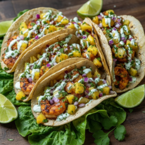 Pineapple Salsa Shrimp Tacos: Fresh & Spicy