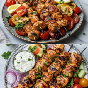 Authentic Shish Tawook Recipe (Grilled Chicken Skewers)
