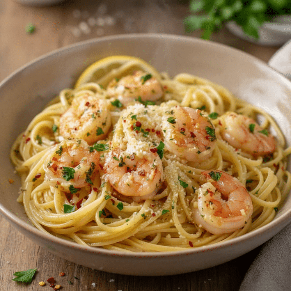 Shrimp Scampi Pasta Recipe (Easy Lemon Garlic Seafood)