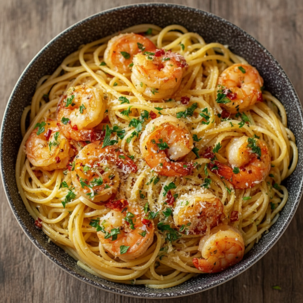 Garlic Butter Shrimp Scampi Pasta (Quick & Easy Recipe)