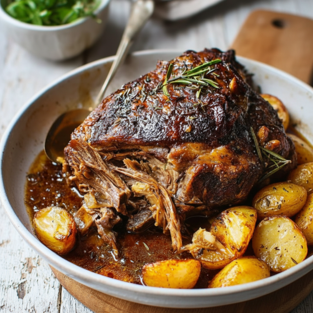 Fall-Apart Slow Cooked Lamb Shoulder Recipe