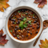Spicy Black Bean Soup Recipe with Ground Beef