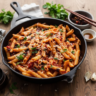 Spicy Penne Arrabbiata Recipe with Ground Beef