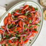 Fresh Tomato Onion Salad (Quick & Easy)