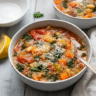Traditional Winter Minestrone Soup with Quinoa & Kale