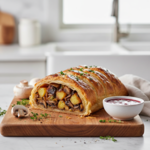 Easy Vegetable Wellington Recipe (Meatless Dinner)
