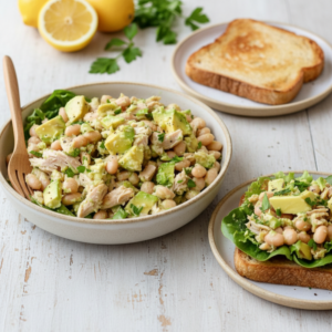 Easy White Bean Tuna Salad Recipe (No Mayo) 4 Easy White Bean Tuna Salad Recipe (No Mayo)