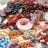 Easy 4th of July Snack Board: Festive Red, White & Blue Platter