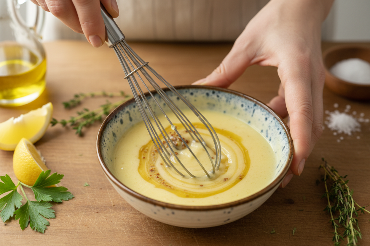 Asparagus Salad with Lemon Vinaigrette preparation step 2