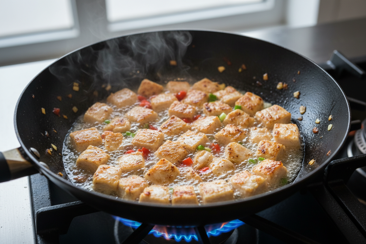 Authentic Homemade Special Fried Rice (Easy 30-Minute Dinner) 2 Authentic Shrimp and Chicken Fried Rice preparation step 1