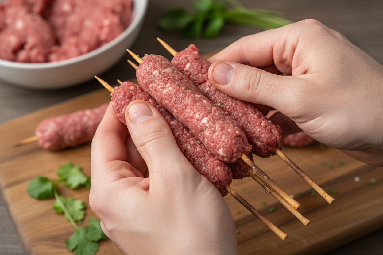 Best Ever Juicy Grilled Beef Kofta Recipe preparation step 2