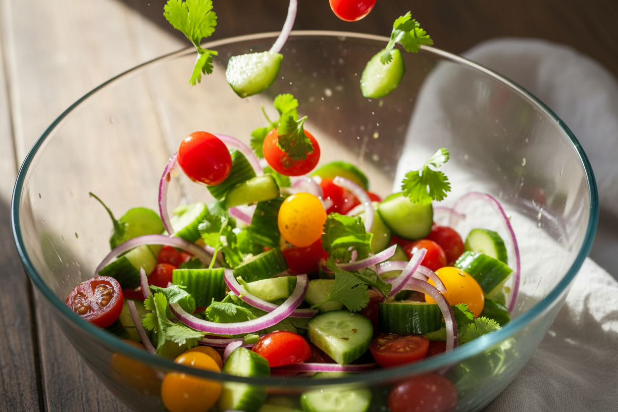 Corn Salad preparation step 1