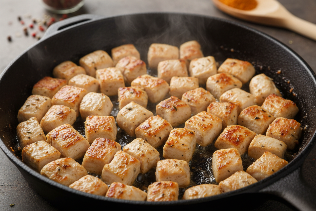Creamy Chicken and Mushroom Pie preparation step 1