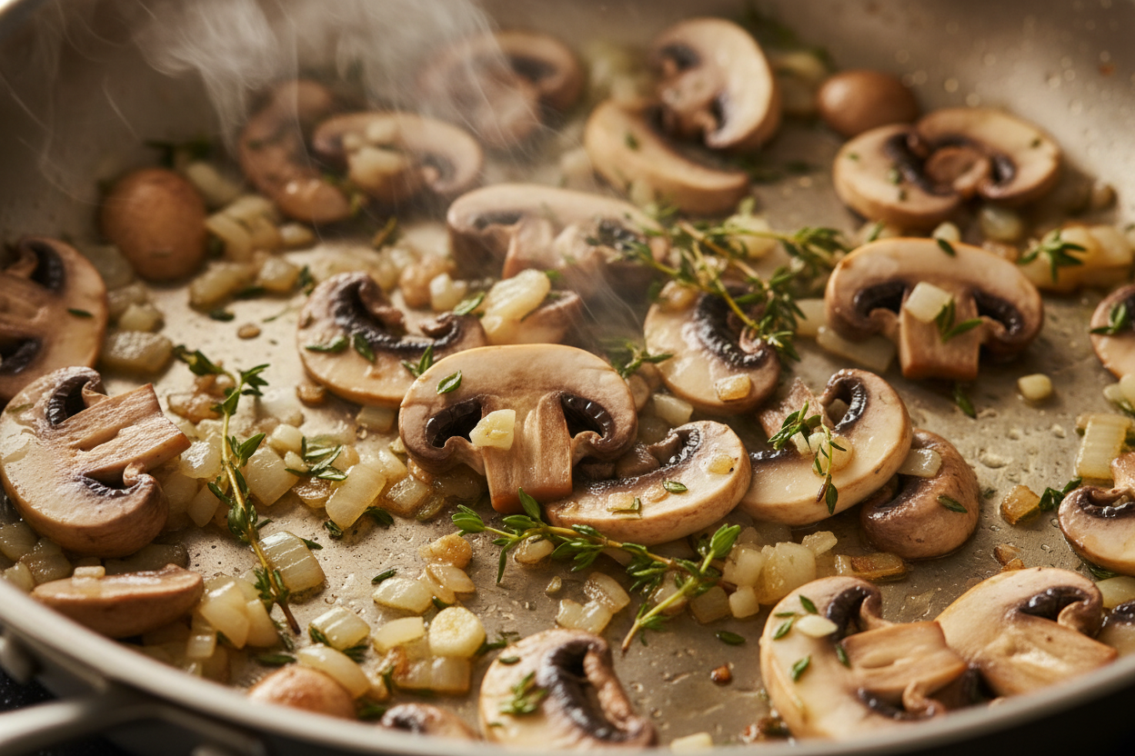 Creamy Chicken and Mushroom Pie preparation step 2
