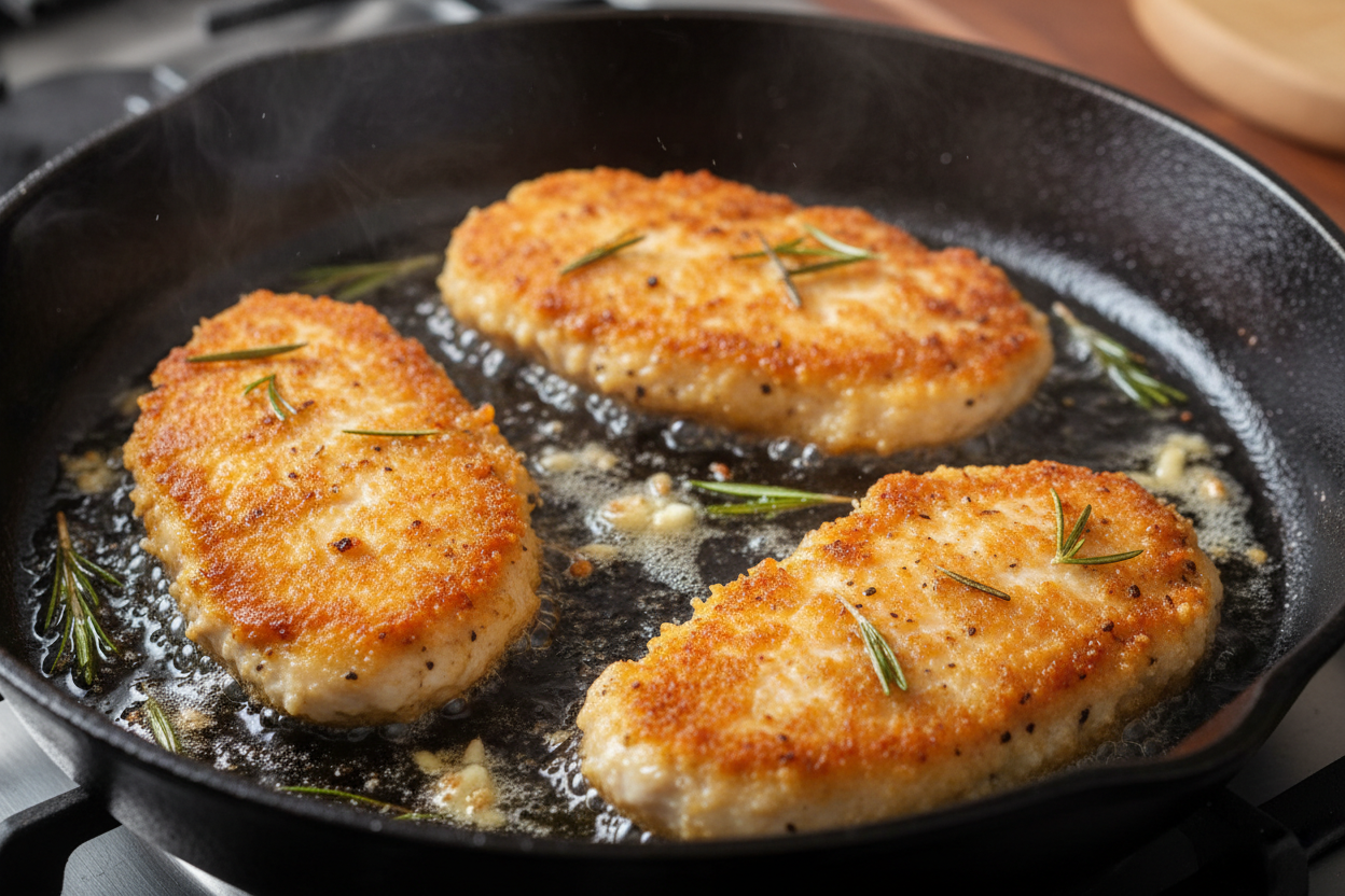 Creamy Garlic Chicken preparation step 1