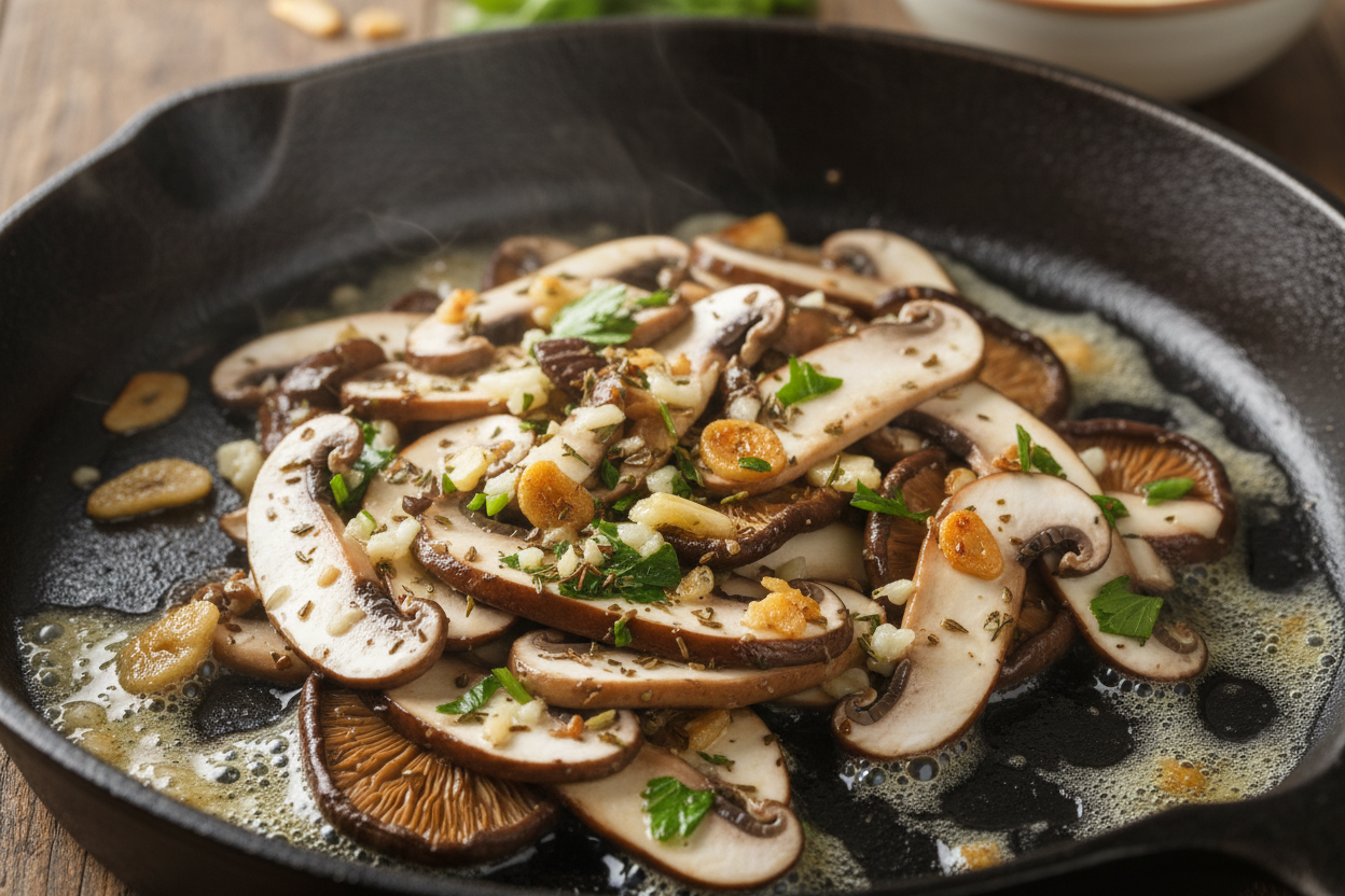 Creamy Mushroom Chicken preparation step 2