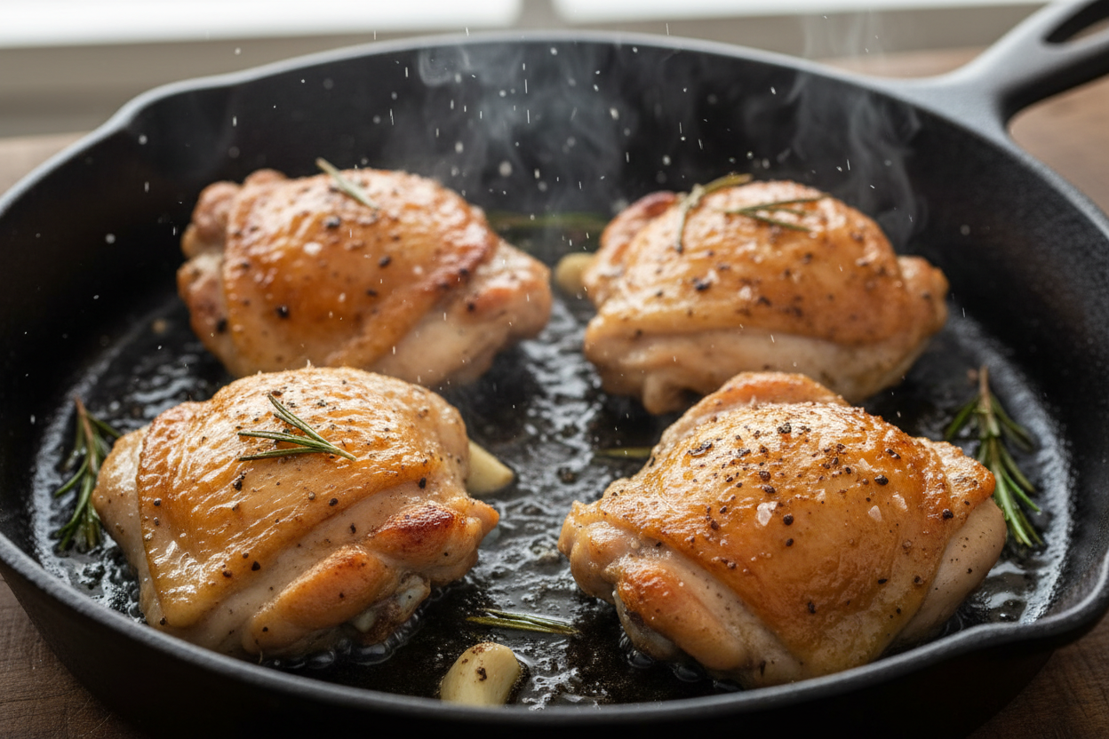 Creamy Oven Baked Chicken Thighs preparation step 1