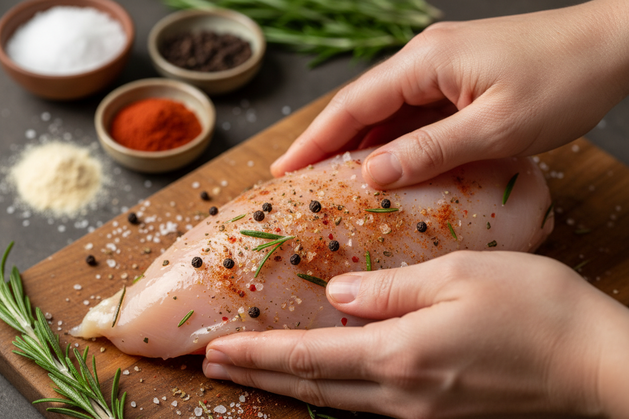Crispy Oven Roasted Chicken Breast: Perfect Bone-In Recipe 2 Crispy Oven Roasted Chicken Breast preparation step 1