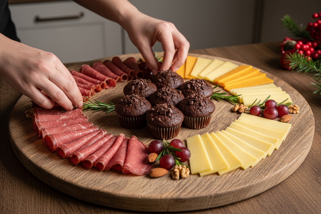 Easy 4th of July Snack Board: Festive Red, White & Blue Platter 2 Easy 4th of July Snack Board preparation step 1