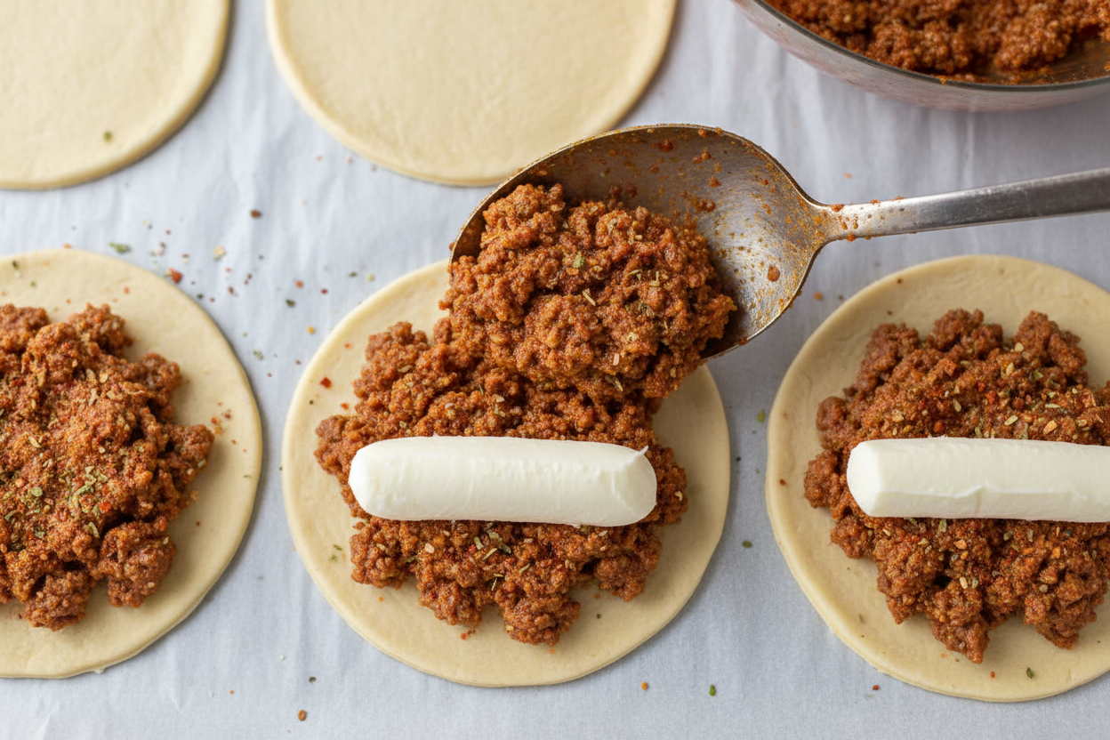 Easy Cheesy Taco Sticks preparation step 1