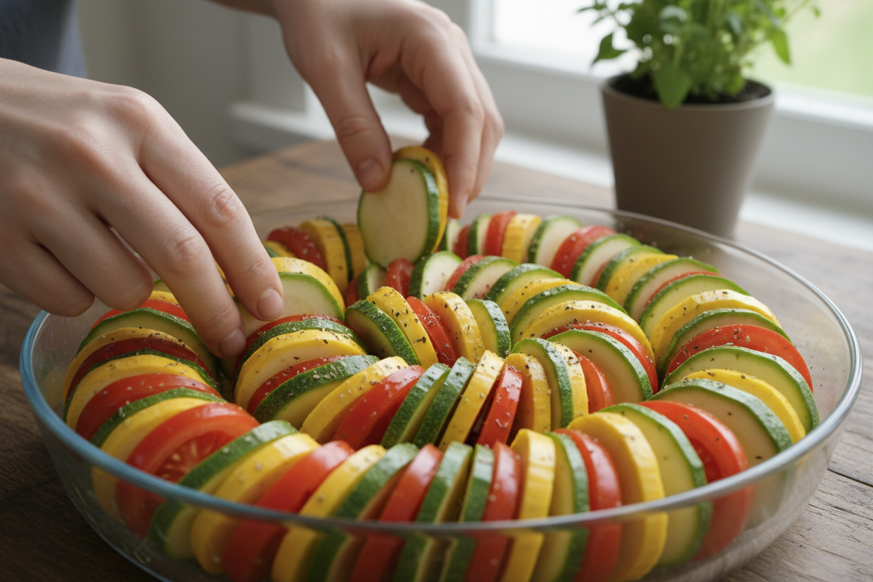 Easy Squash and Zucchini Casserole preparation step 1