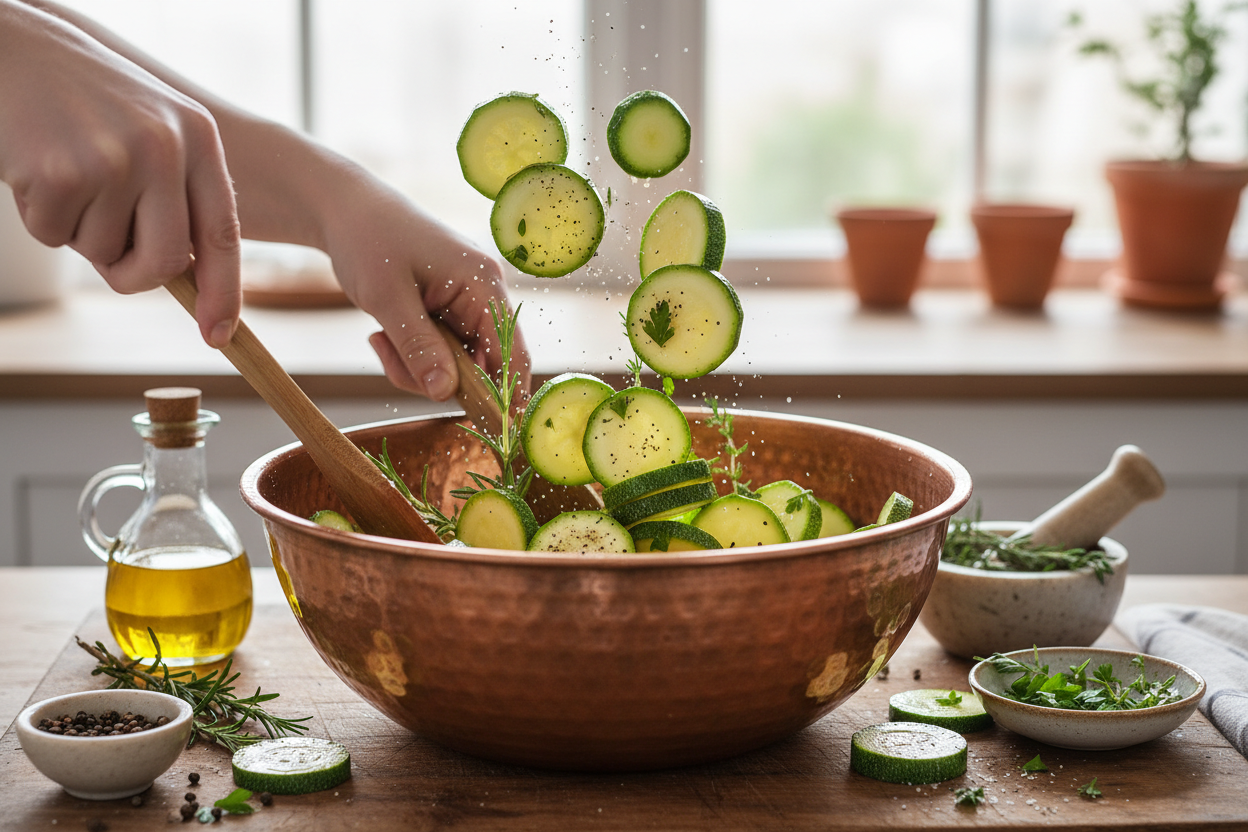 Easy Summer Side Dishes: Beef Sliders & Roasted Zucchini 3 Easy Summer Side Dishes to Complete Your Cookout preparation step 2