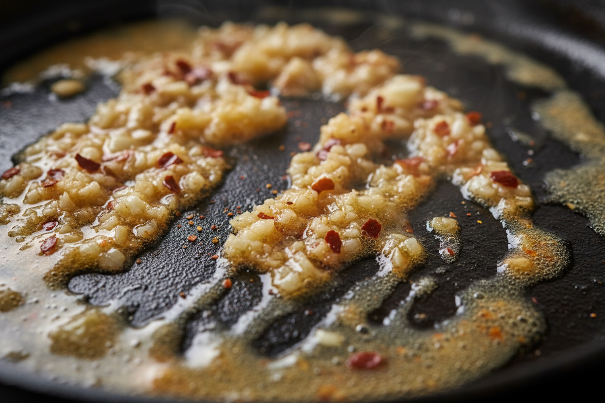20-Minute Garlic Parmesan Poultry Pasta Recipe 3 Garlic Butter Chicken Pasta preparation step 2
