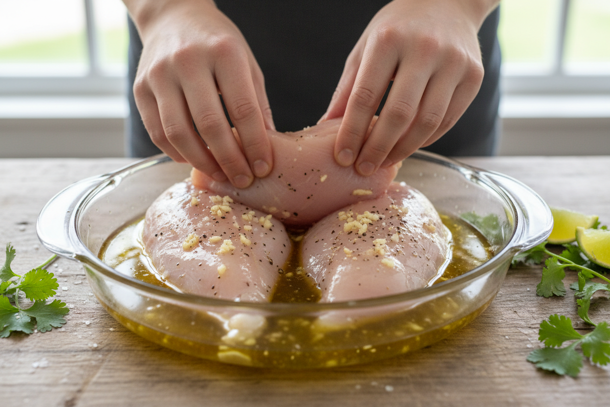 Grilled California Avocado Chicken preparation step 1
