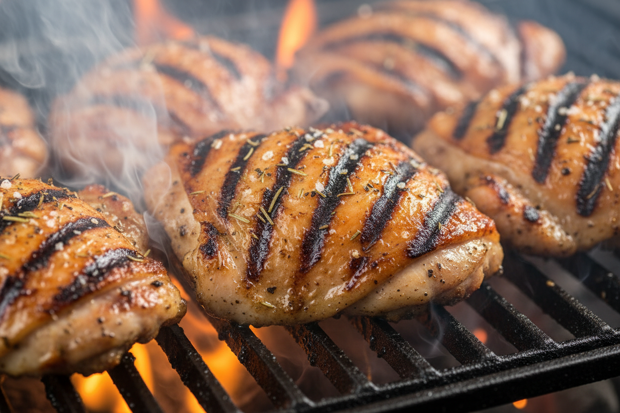 Grilled Chicken Thighs with Lemon Herb Marinade preparation step 2