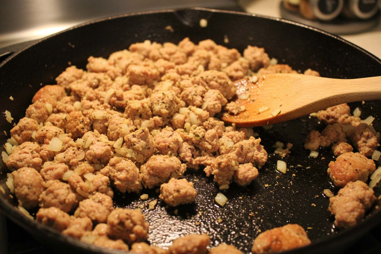Ground Turkey and Peppers – Quick, Healthy & Full of Flavor! preparation step 1