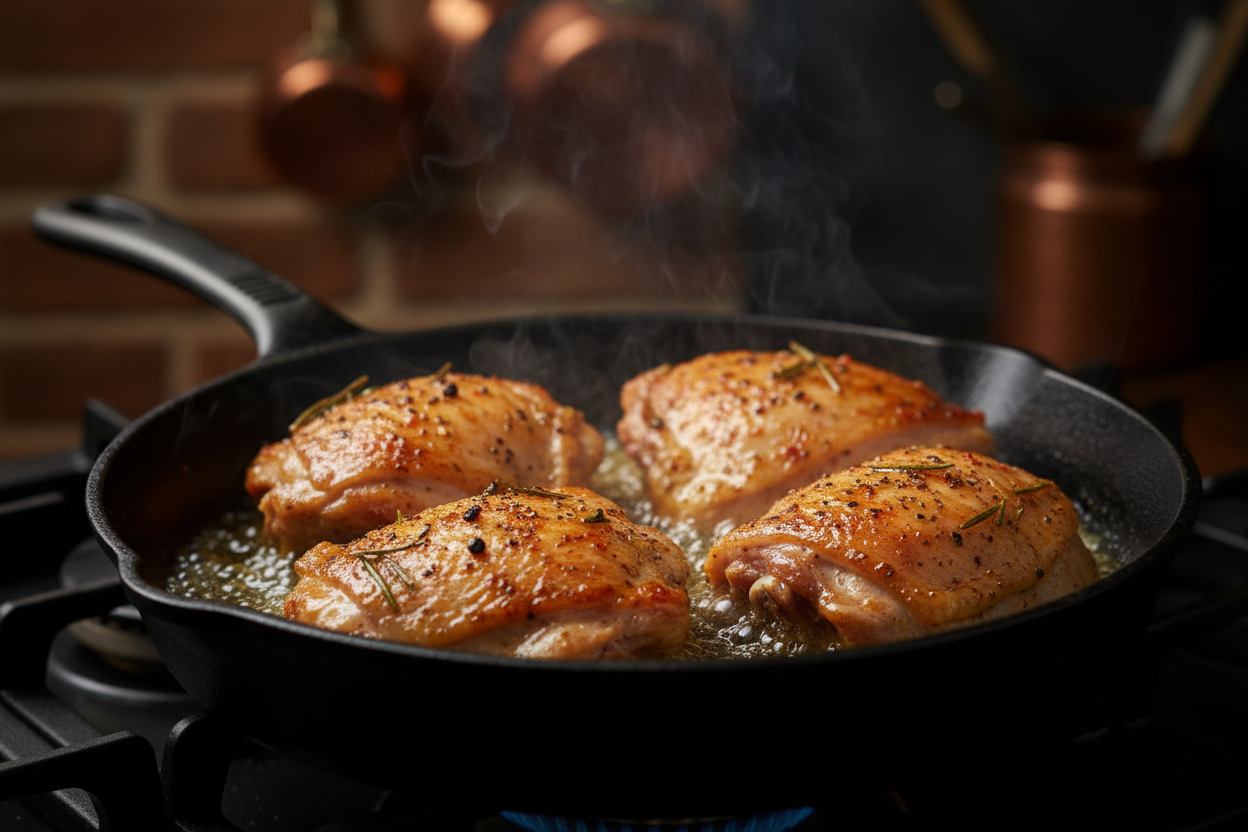 Honey Garlic Chicken Thighs preparation step 1