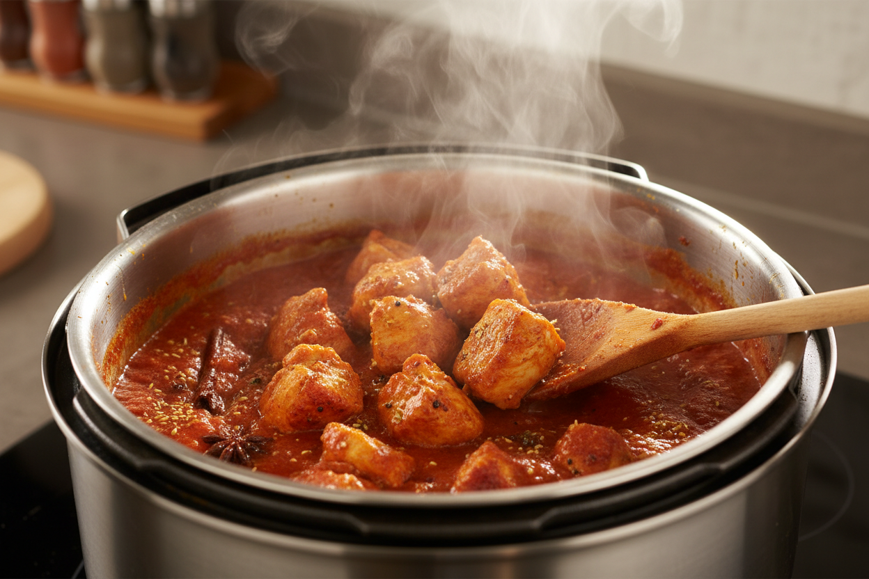 30-Minute Pressure Cooker Butter Chicken (Easy Recipe) 2 Instant Pot Butter Chicken preparation step 1