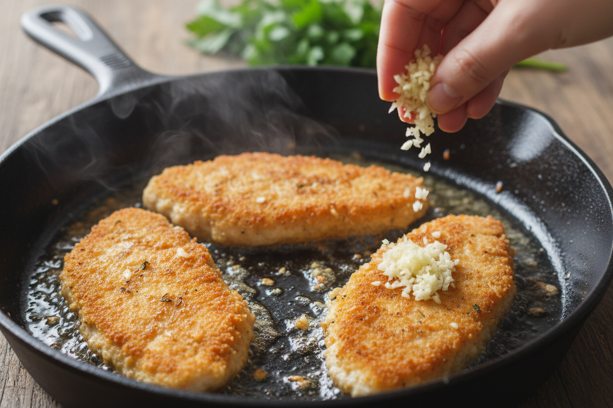 Zesty Garlic Butter Scallopini: Quick & Easy Skillet Dinner 3 Lemon Chicken with Lemon Butter Sauce preparation step 2