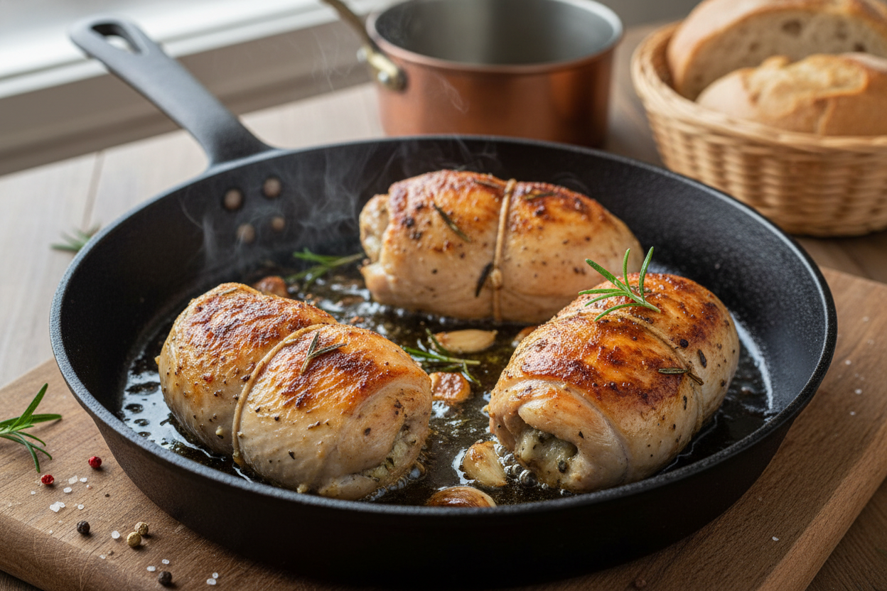 Mediterranean Feta & Spinach Stuffed Chicken preparation step 2