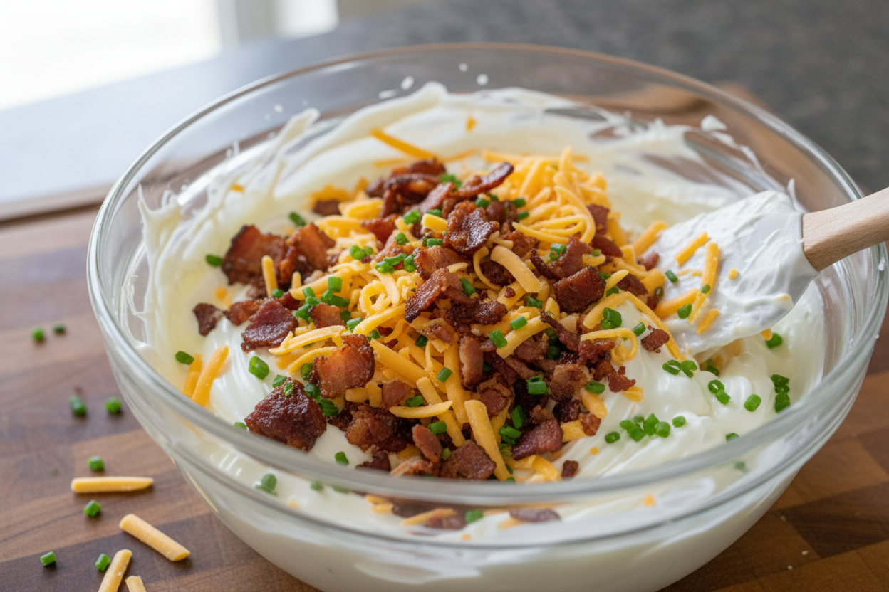 Loaded Creamy Beef & Cheese Boat Dip (Easy Cold Recipe) 2 Million Dollar Boat Dip preparation step 1