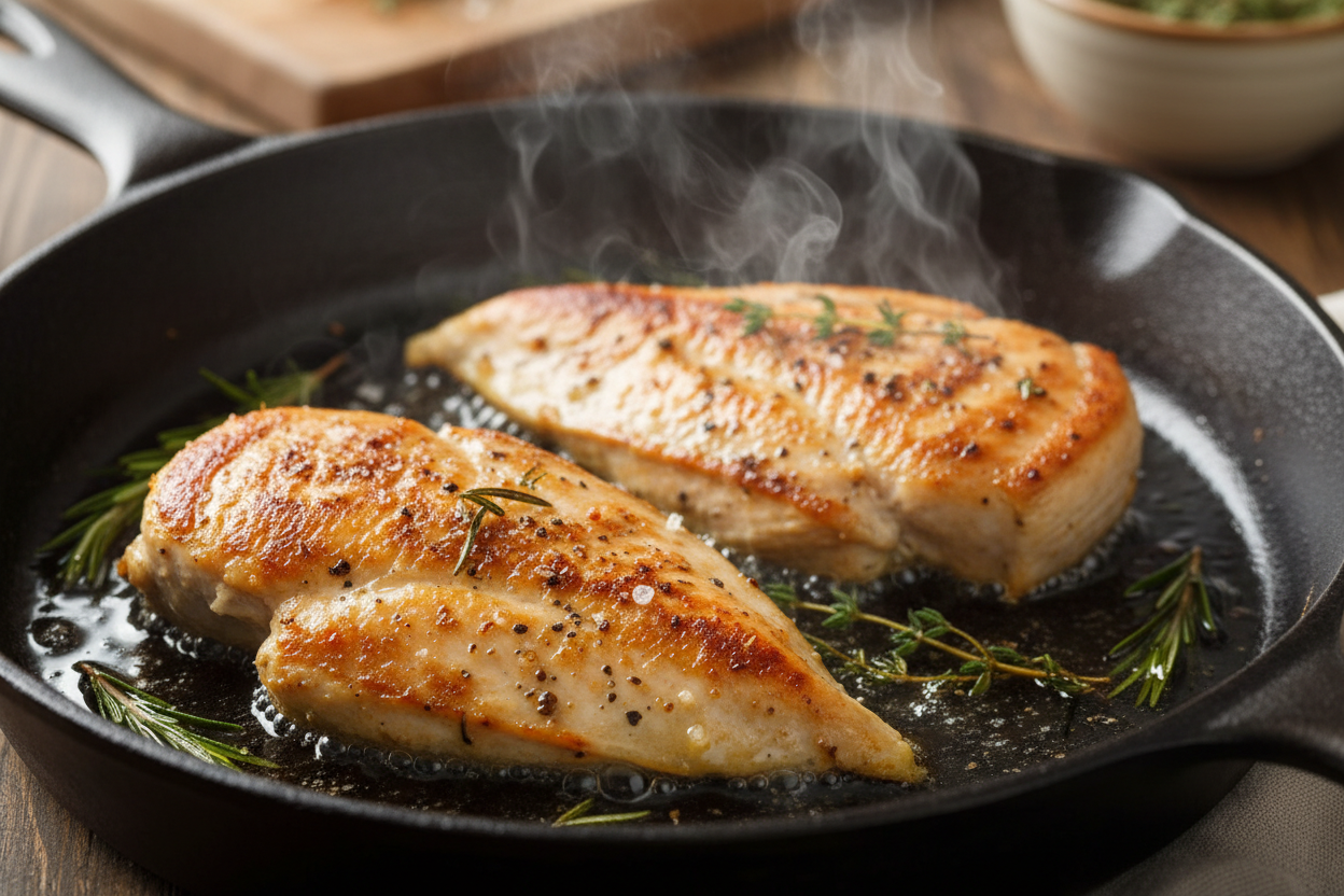Easy One Pan Balsamic Chicken (30-Minute Skillet Dinner) 2 One Pan Balsamic Chicken preparation step 1