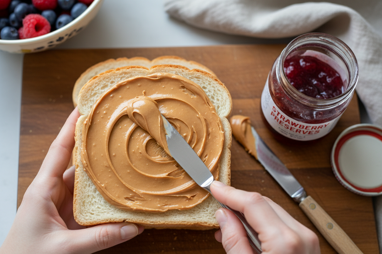 Peanut Butter and Jelly Snack Platter preparation step 2