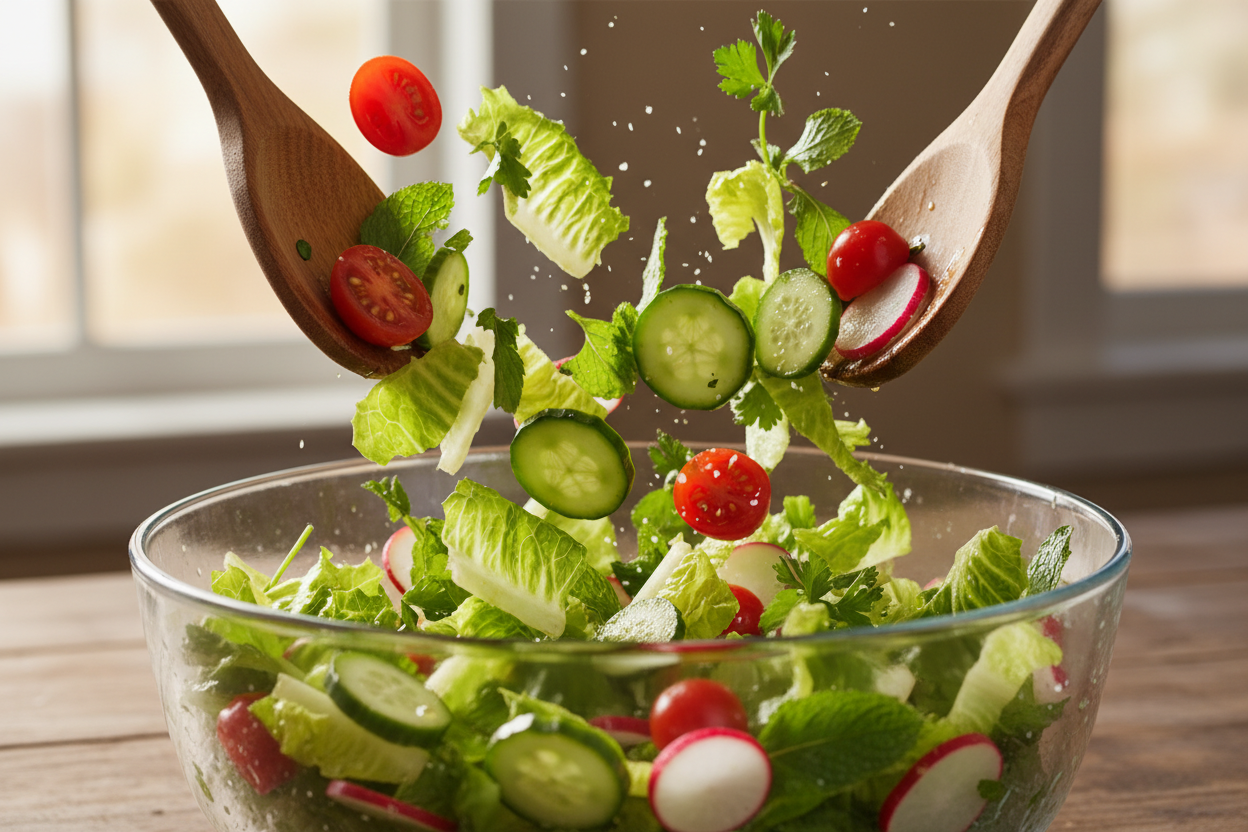 Protein-Packed Fattoush Salad With Chicken preparation step 2