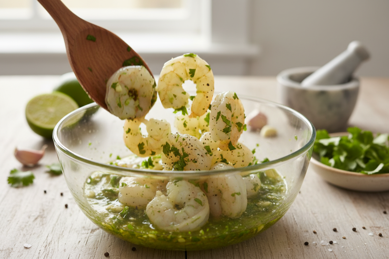Six Easy Shrimp Marinades preparation step 1