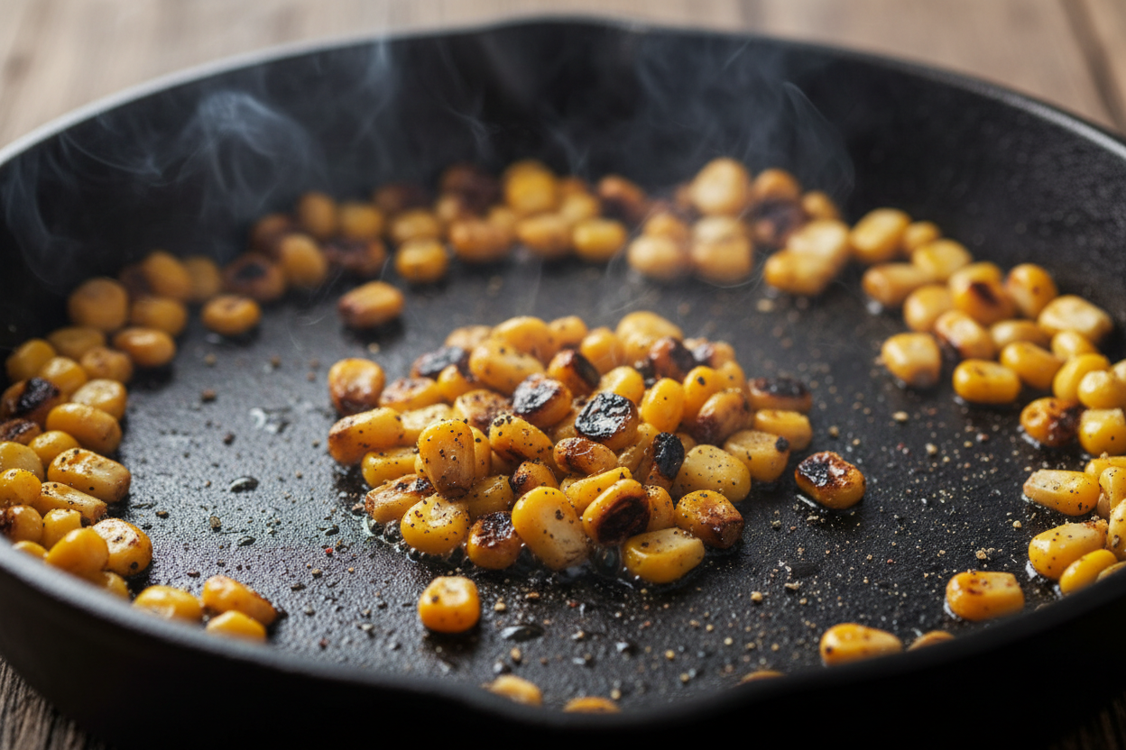 Skillet Mexican Street Corn preparation step 1