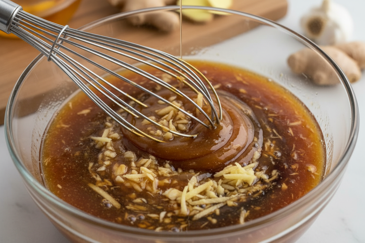 Slow Cooker Honey Garlic Chicken preparation step 1