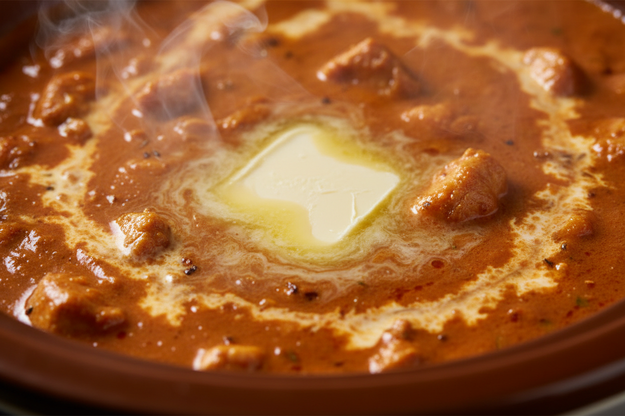 Slow Cooker Indian Butter Chicken preparation step 2