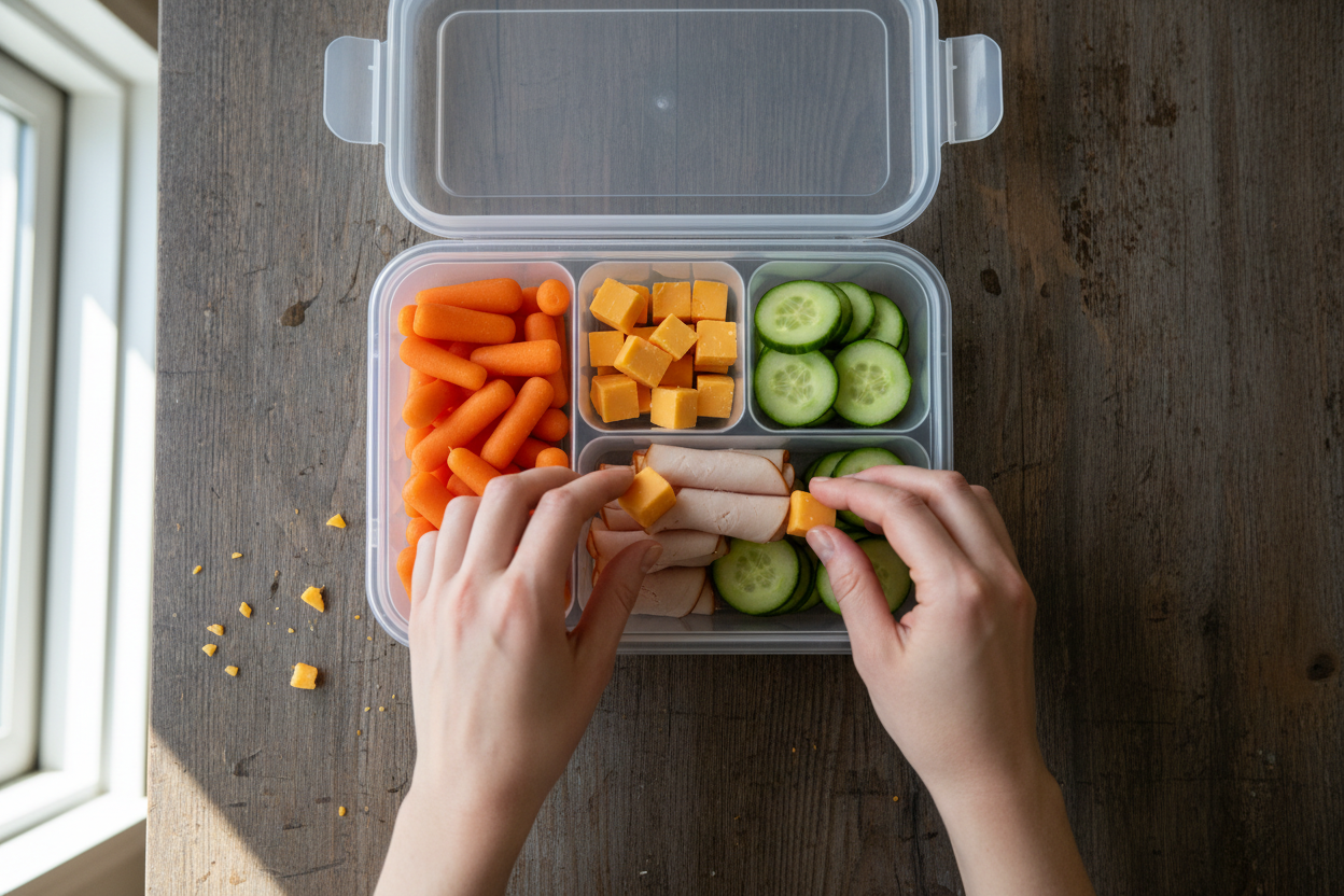 Snackle Box preparation step 2