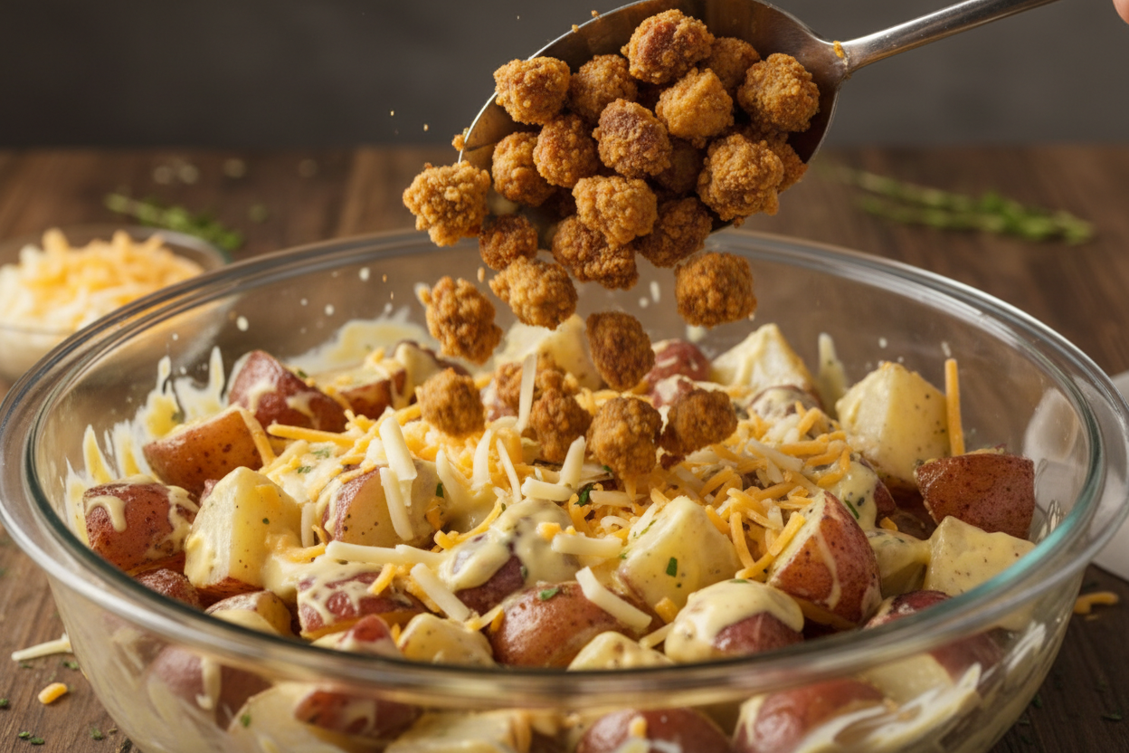 Steakhouse Potato Salad Recipe preparation step 1