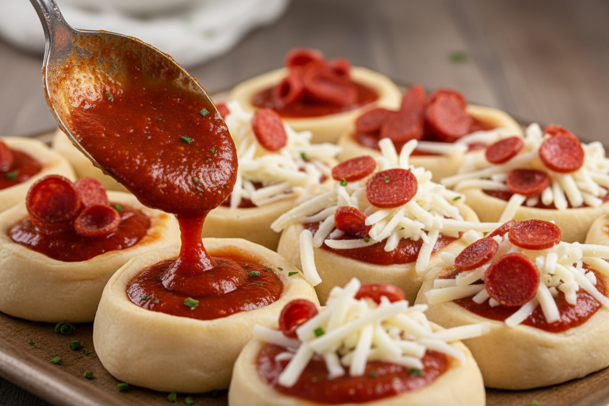 Surprising Pizza Cupcakes That Kids Ask For preparation step 2