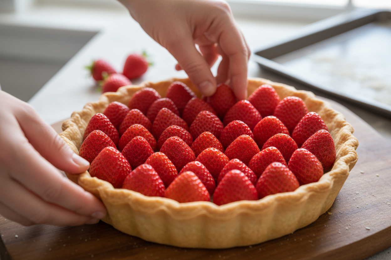 The Best Shoney's Inspired Strawberry Pie Recipe 2 The Best Copycat Shoney's Strawberry Pie Recipe preparation step 1