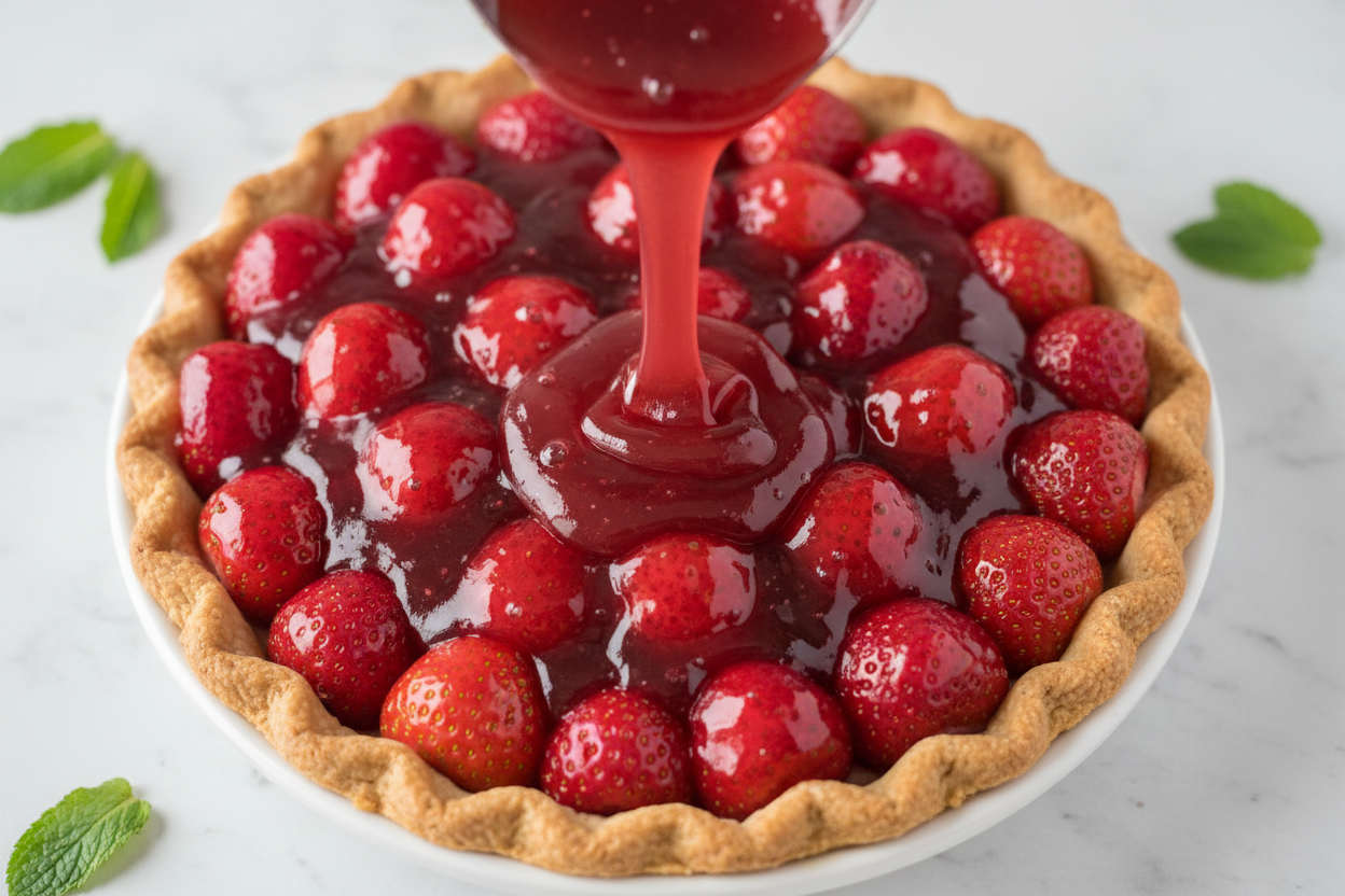 The Best Shoney's Inspired Strawberry Pie Recipe 3 The Best Copycat Shoney's Strawberry Pie Recipe preparation step 2