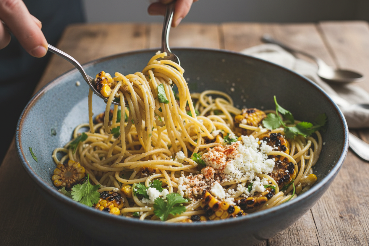 Creamy Elote Noodle Salad: Ultimate BBQ Side Dish 2 The Best Street Corn Pasta Salad preparation step 1